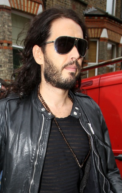 Russell Brand with two