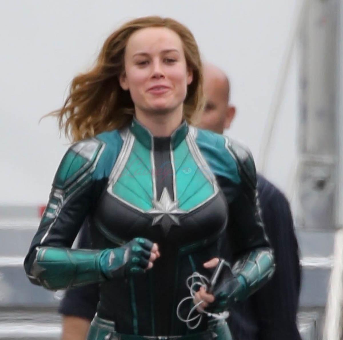 Brie Larson is happy to see Jude Law