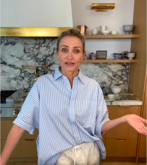 As Seen On Social Media: Cameron Diaz’s button down, Jenna Lyon’s reunion look