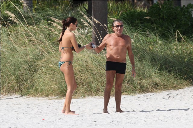 Those are big shorts. For him.