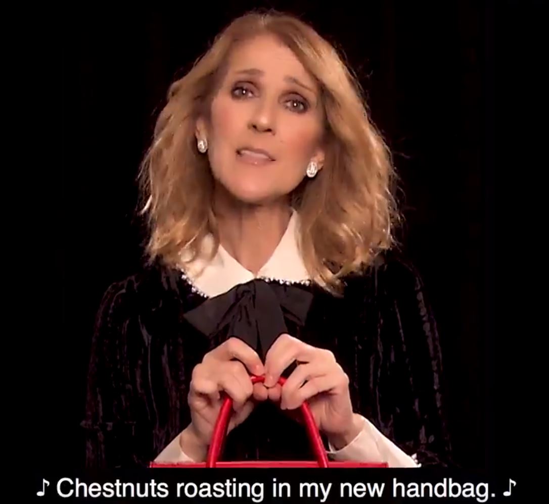 Celine’s holiday wishes