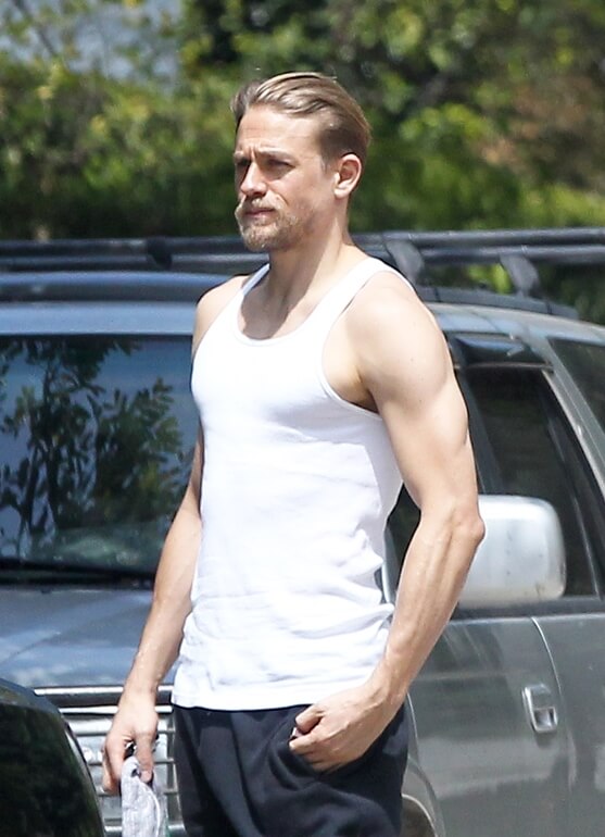 Charlie in a tank top