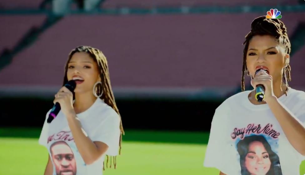 Chloe x Halle’s NFL National Anthem