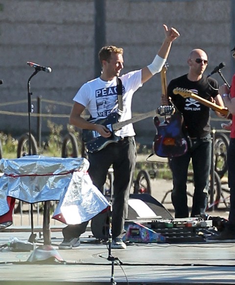 The Paltrow-Martins’ busy weekend