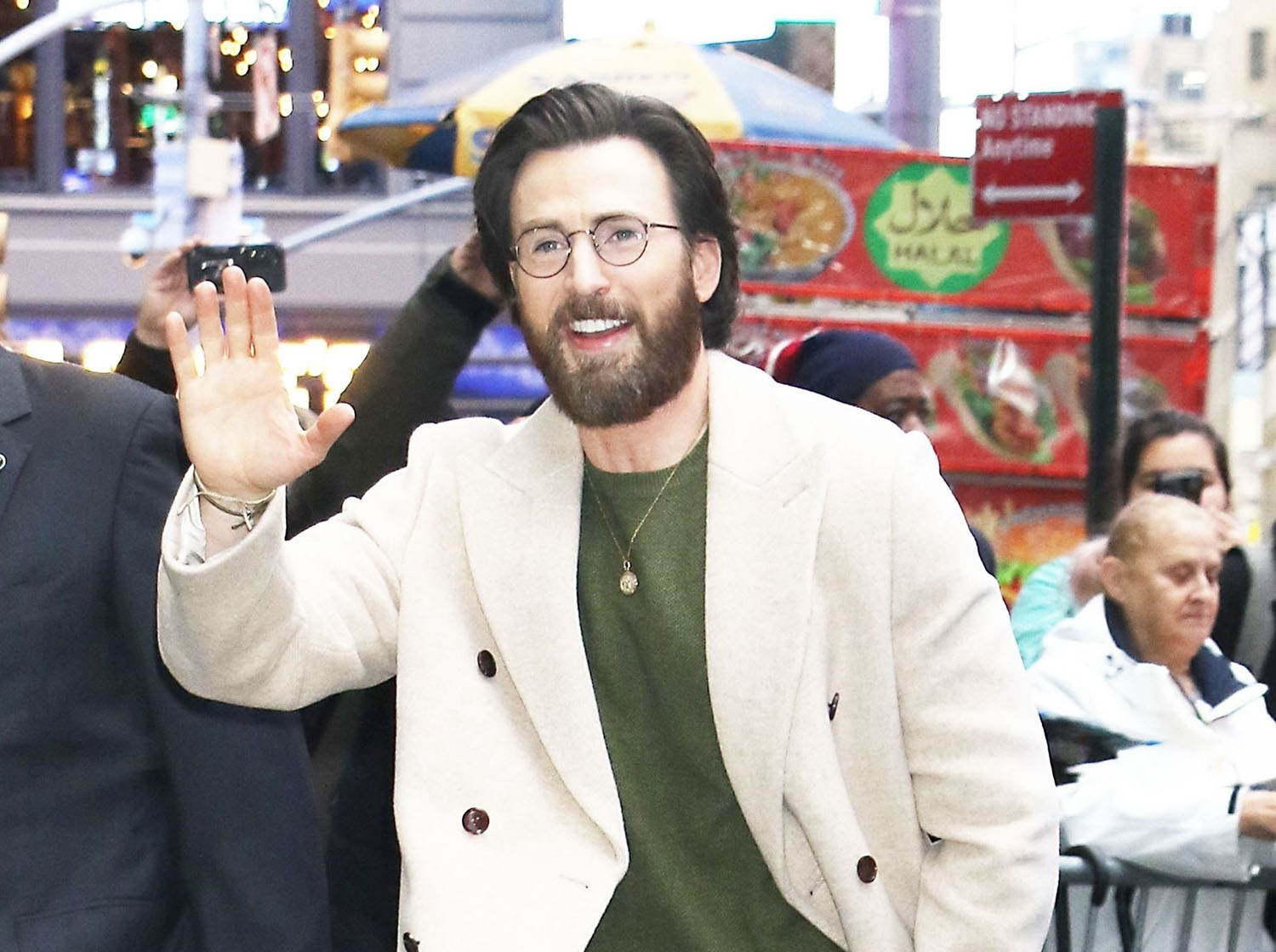 Chris Evans: Hair and Puppies