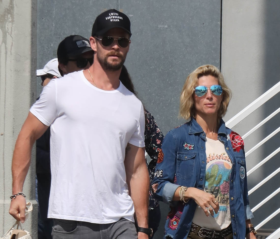 Chris Hemsworth with a month to go