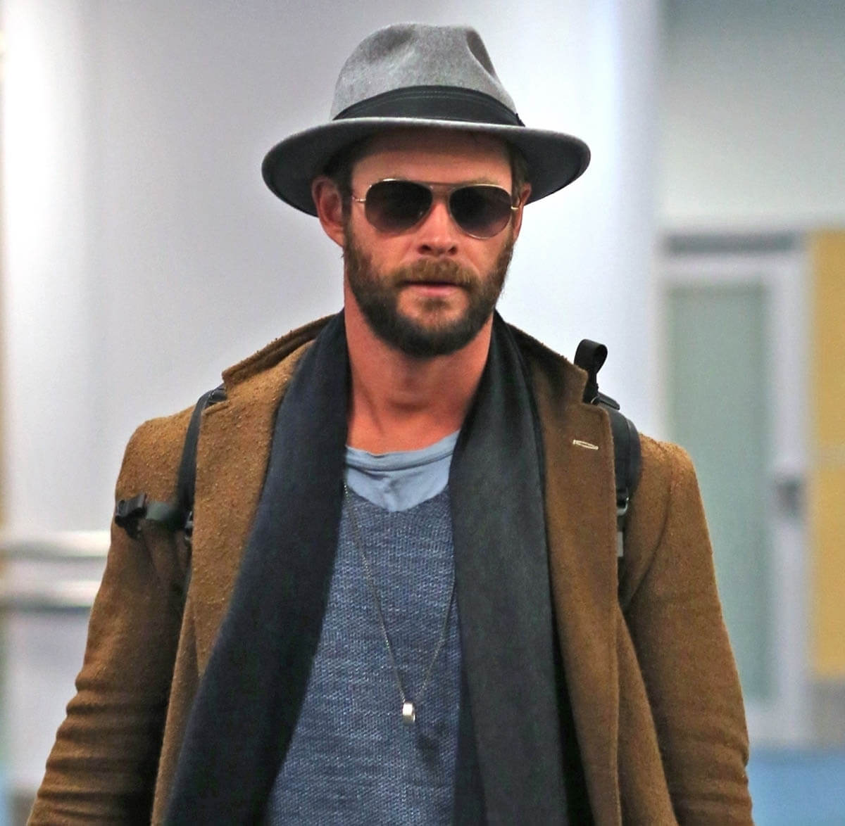 Chris Hemsworth reporting for duty