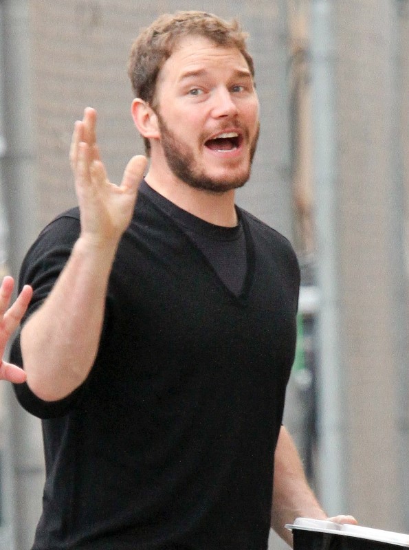 Chris Pratt is arriving