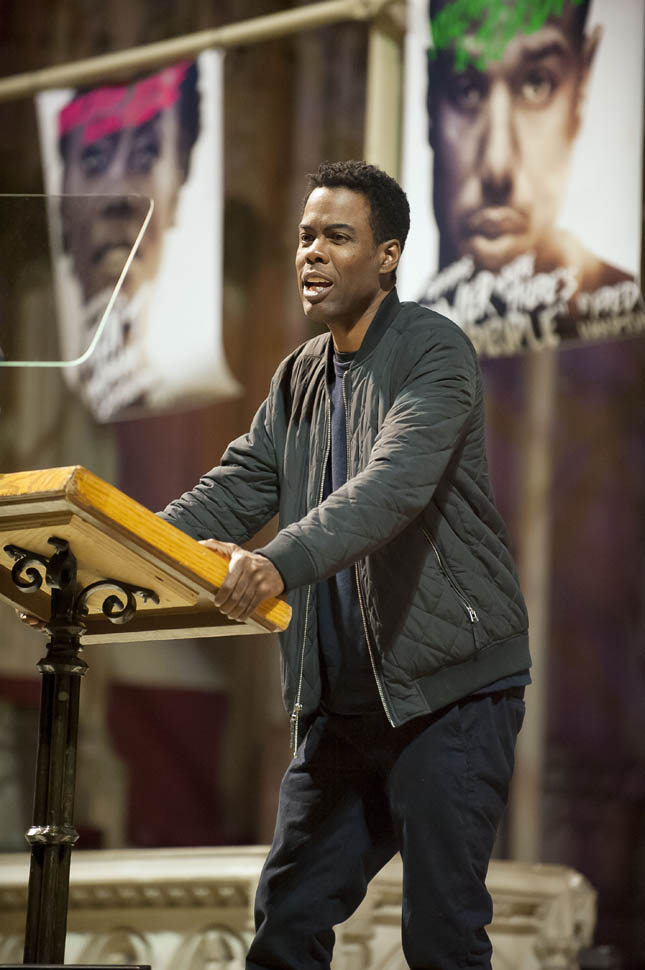 Chris Rock plays it close