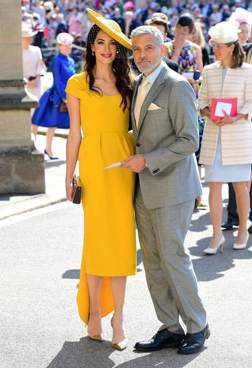 Amal & George at the Royal Wedding