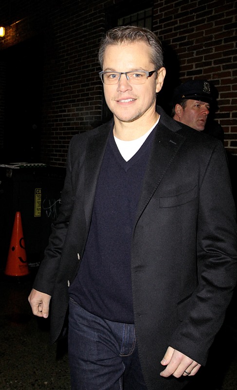 Matt Damon: caught in the middle