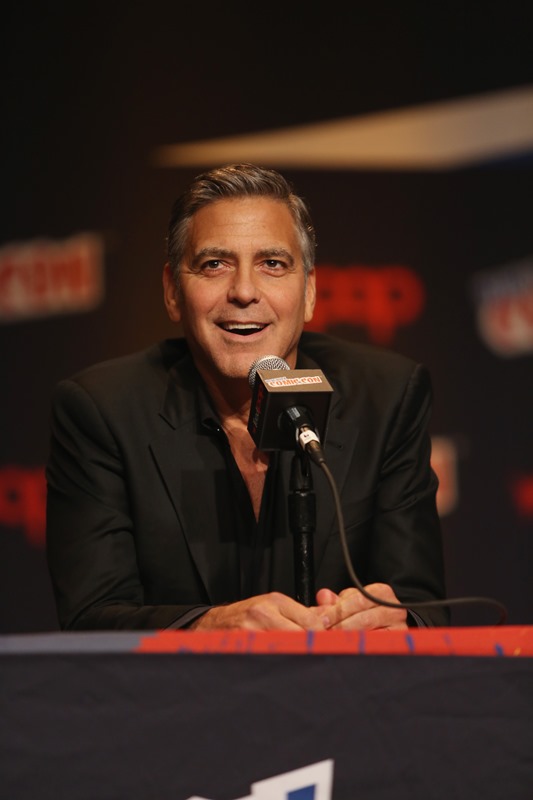 George Clooney crashes Comic Con (but not THAT Comic-Con)