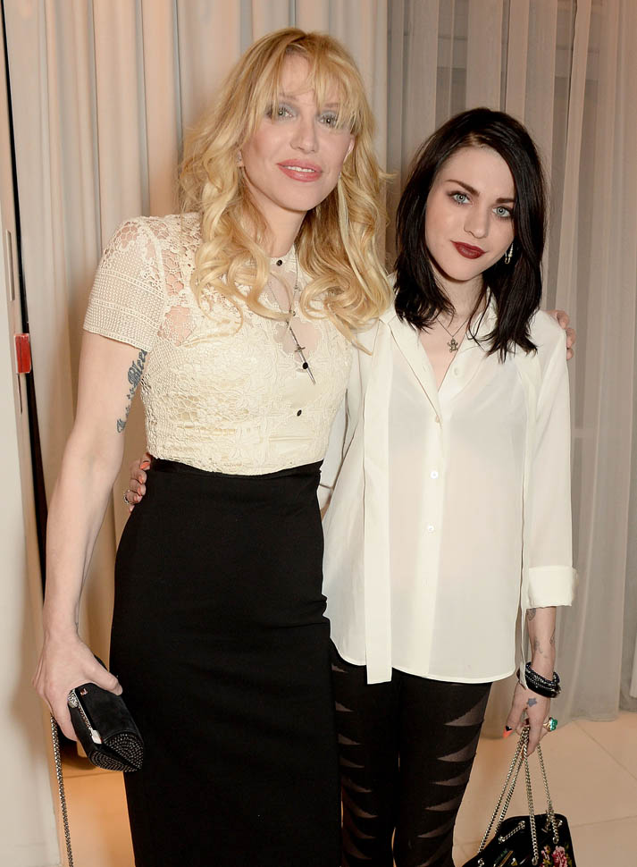 Courtney & Frances Bean in London