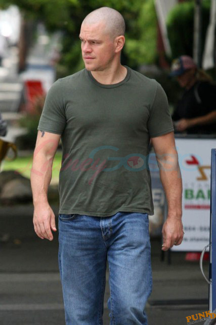Matt Damon is bald