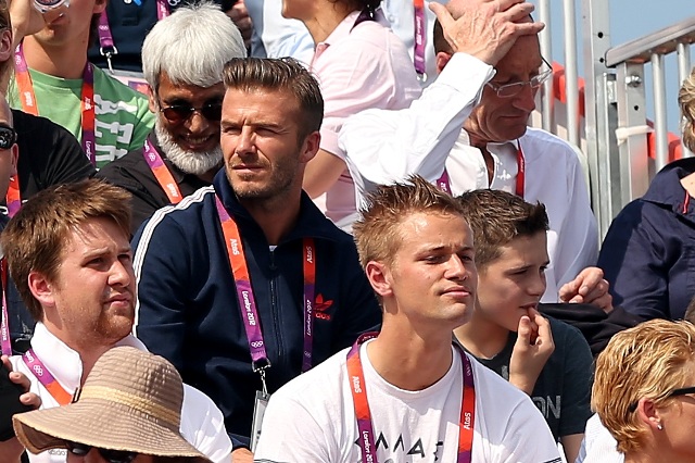 The Beckham boys at BMX