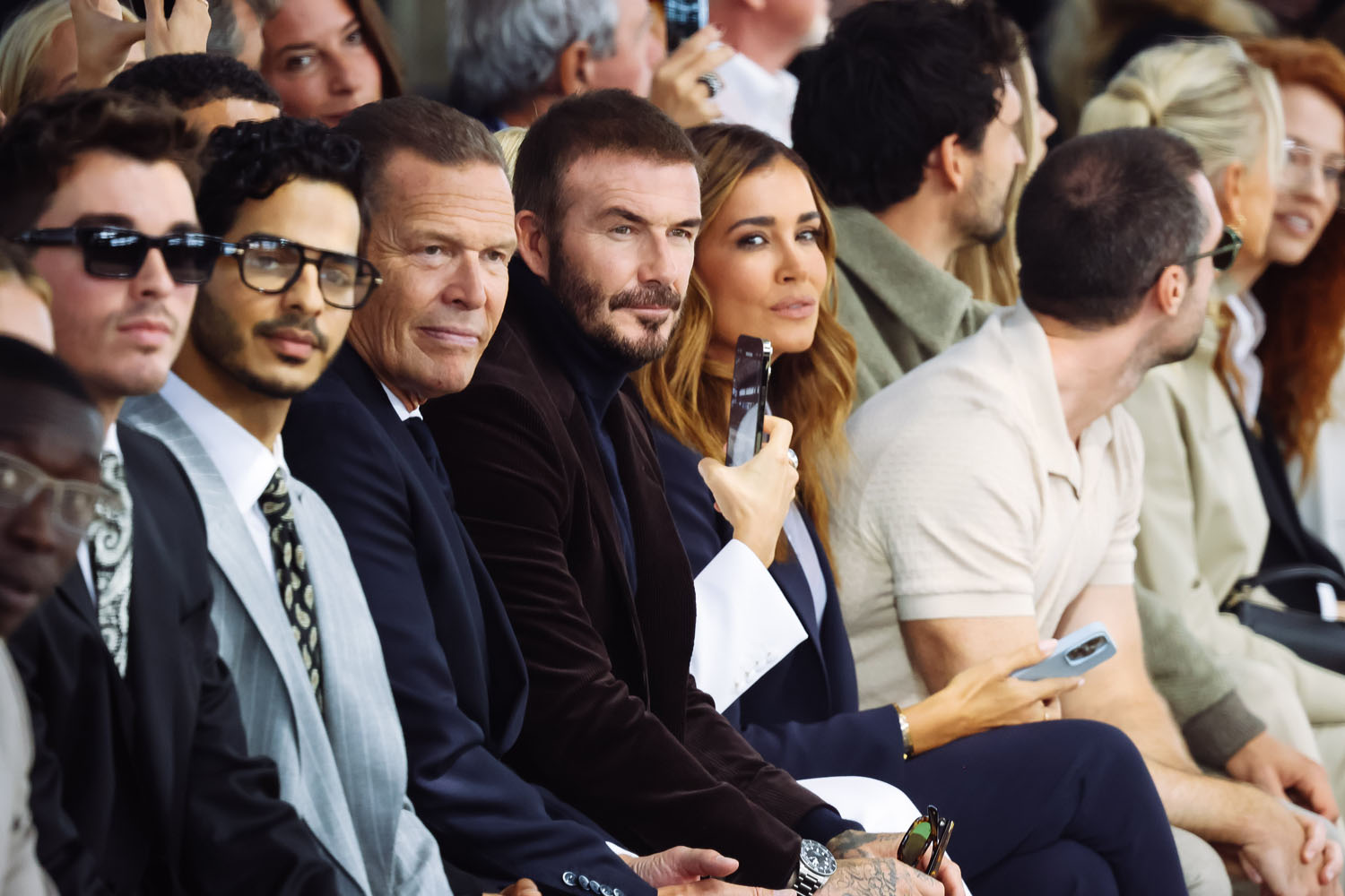 Shirtless Becks in Milan