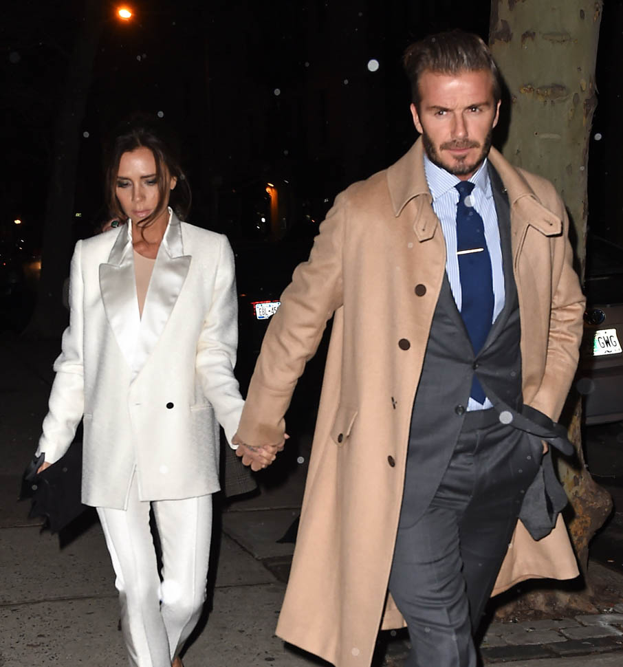Posh & Becks at Anna’s dinner