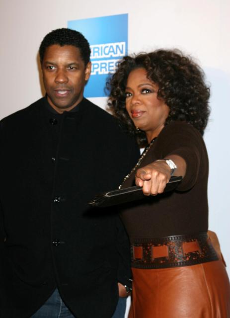 Denzel and Long Leather Oprah