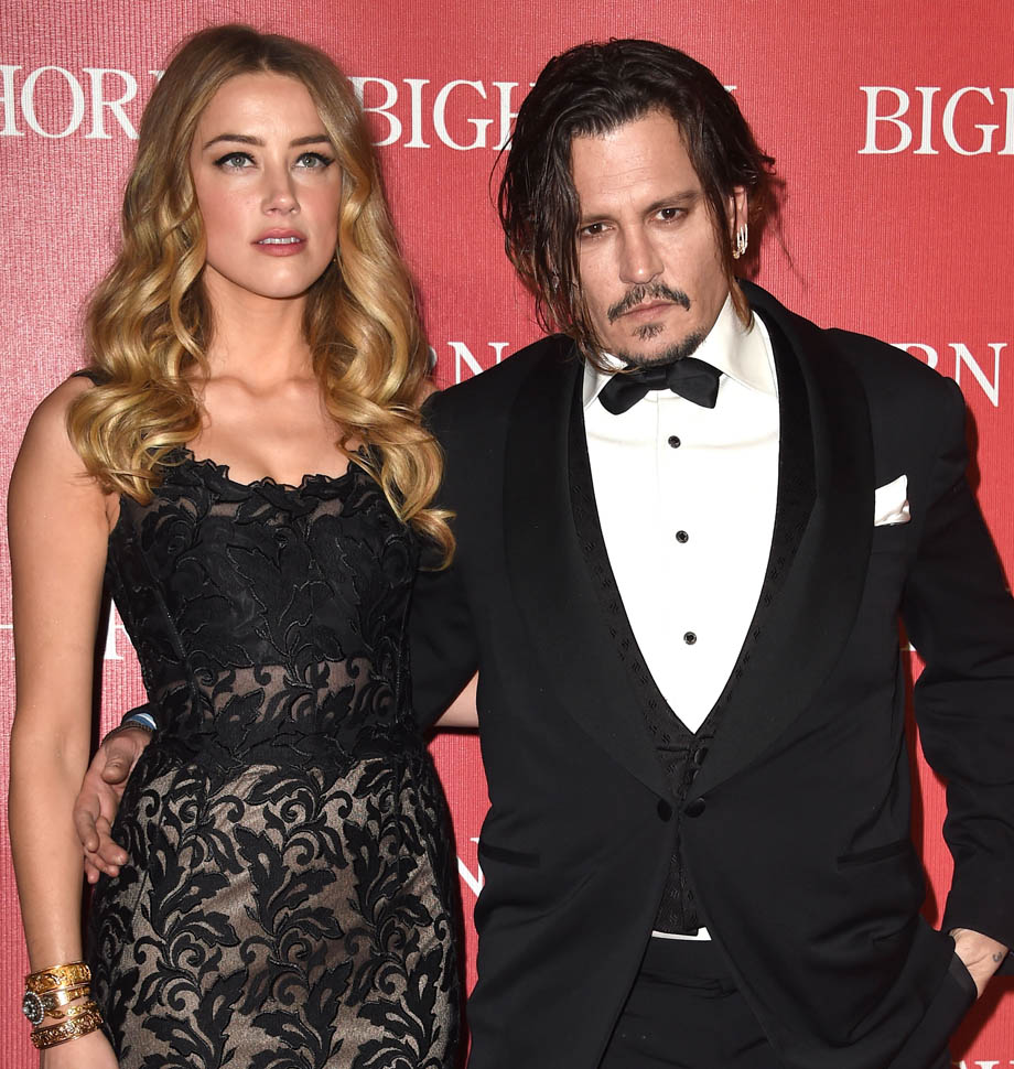 Johnny Depp & “Amanda” Heard in Palm Springs