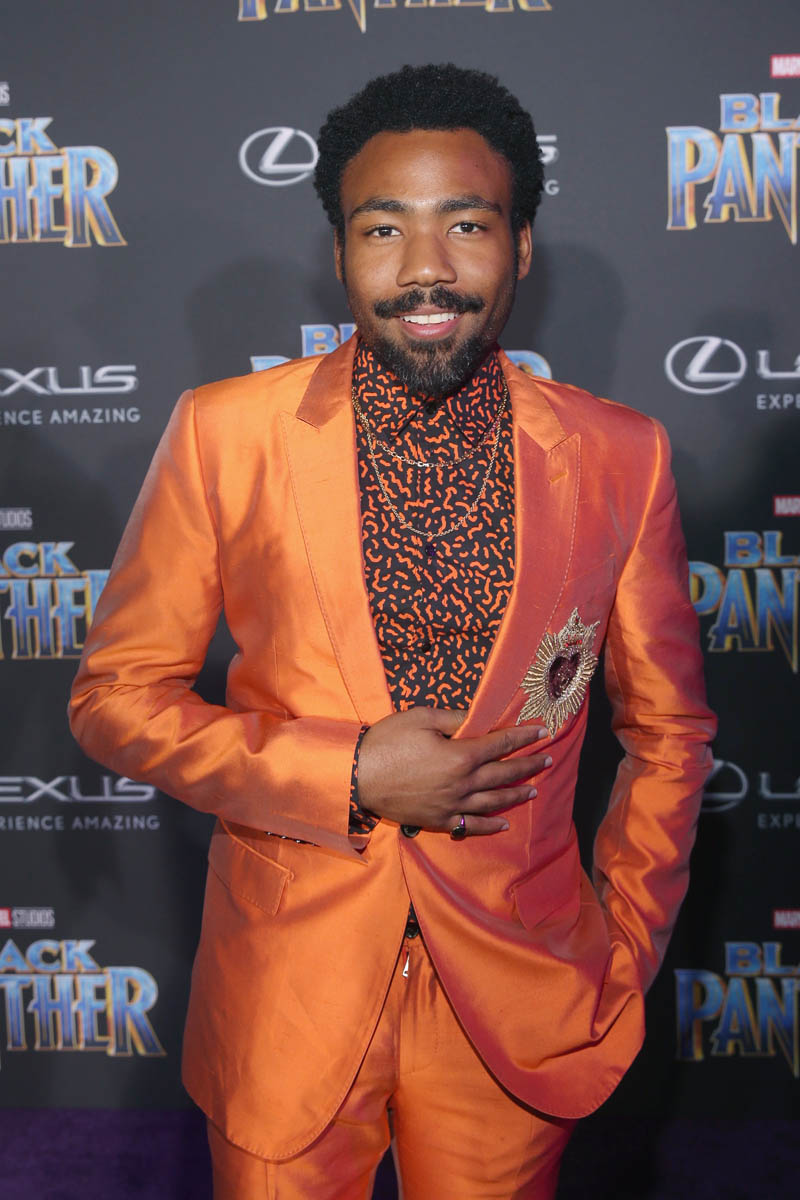 Donald Glover shows up for Black Panther