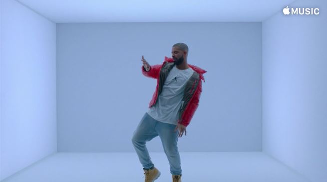 Drake: dancing and turtlenecks