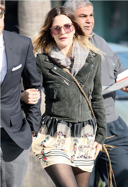 Drew’s over Justin Long