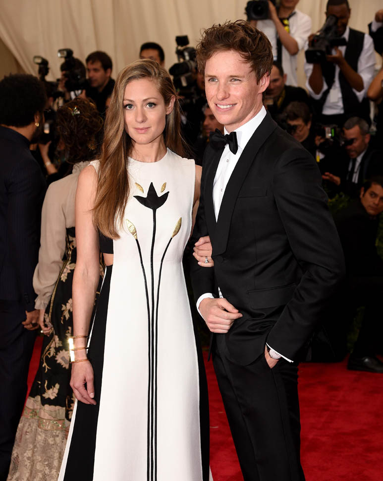 Eddie Redmayne & Hannah Bagshawe: MET Gala black & white
