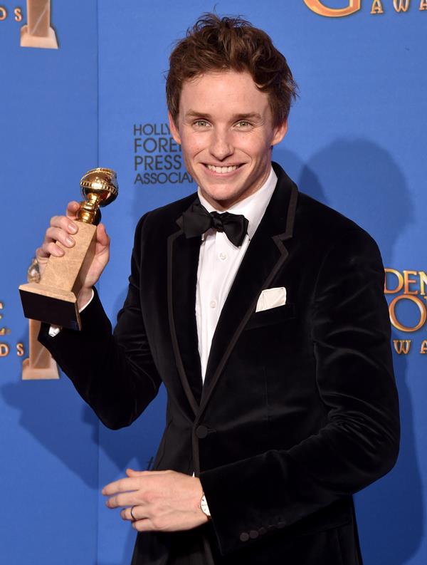 Eddie Redmayne: a Golden Globes wedding gift
