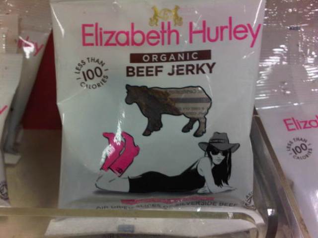 Liz Hurley’s new beef jerky