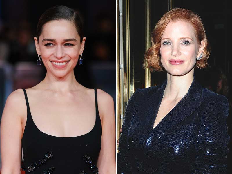 Emilia Clarke & Jessica Chastain remain committed