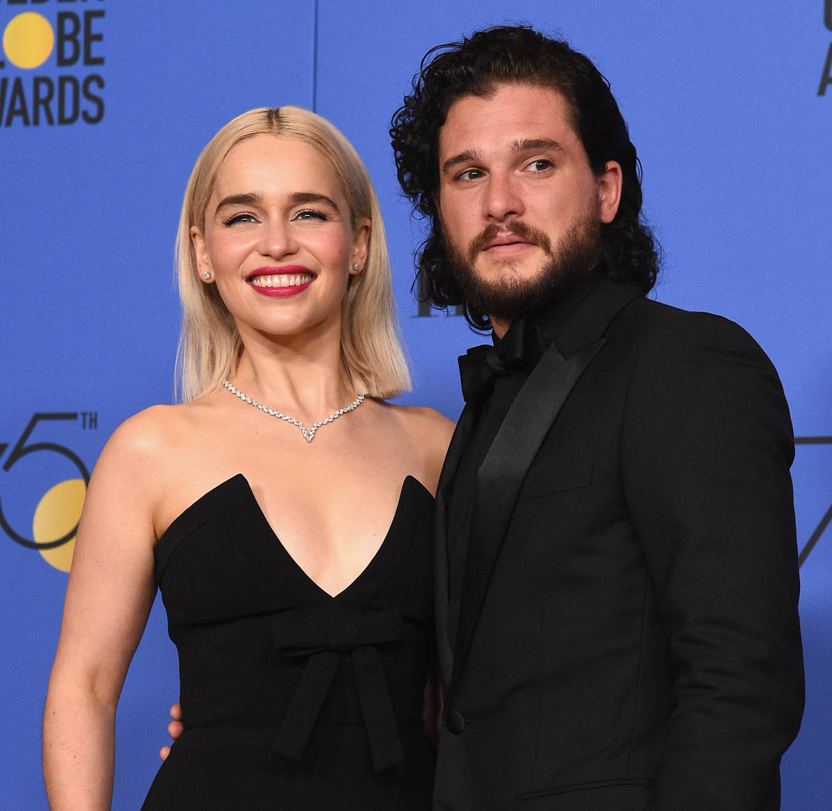Emilia Clarke and That Guy At The Bar