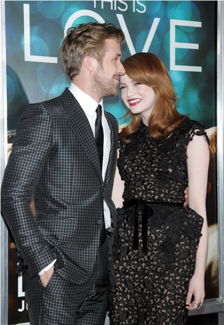 Ryan Gosling ear nuzzling