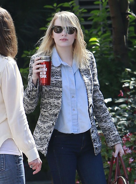 Shailene Woodley starts the clock on Emma Stone