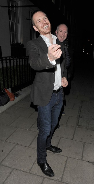 Michael Fassbender had a good time