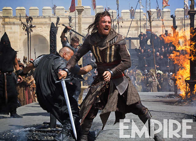 Michael Fassbender is really going for it in Assassin’s Creed