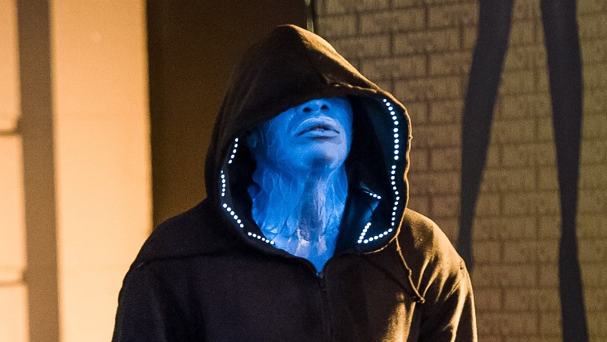 Jamie Foxx is a blue albino crocodile