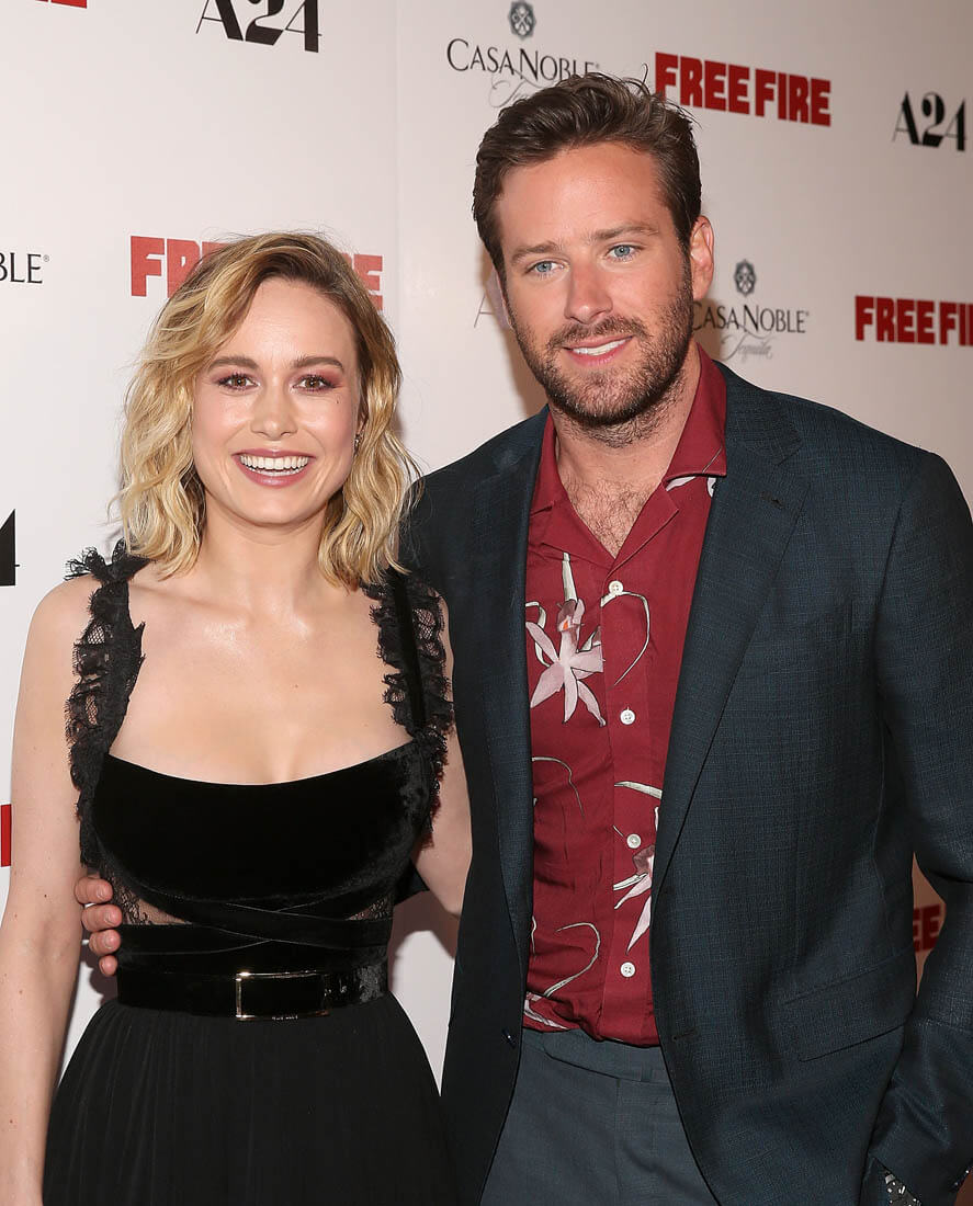 Brie Larson and Armie Hammer in Free Fire