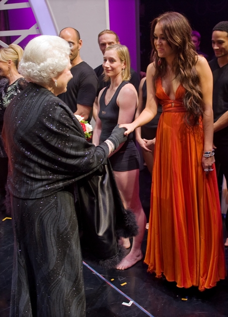 When Miley met the Queen