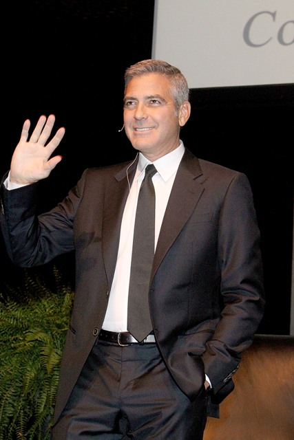 George Clooney: confused, intimidated, and gray