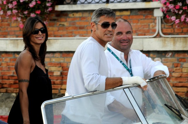 George on the campaign trail