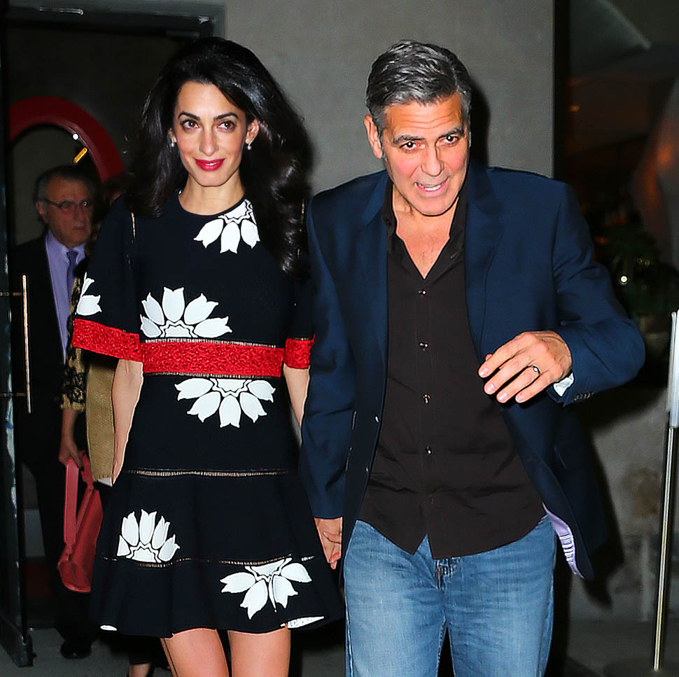 A Clooney-Alamuddin dinner