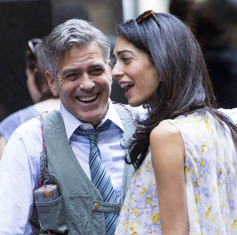 The happy, hilarious Clooneys