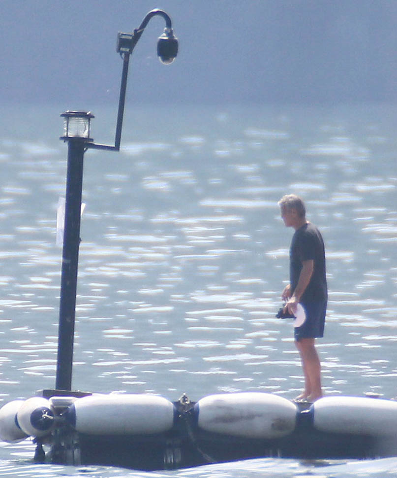 Amal & George: wedding guests, wedding dress