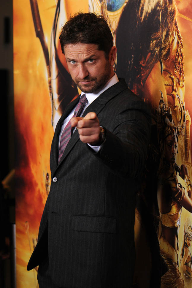 Gerard Butler in the ridiculous Gods of Egypt