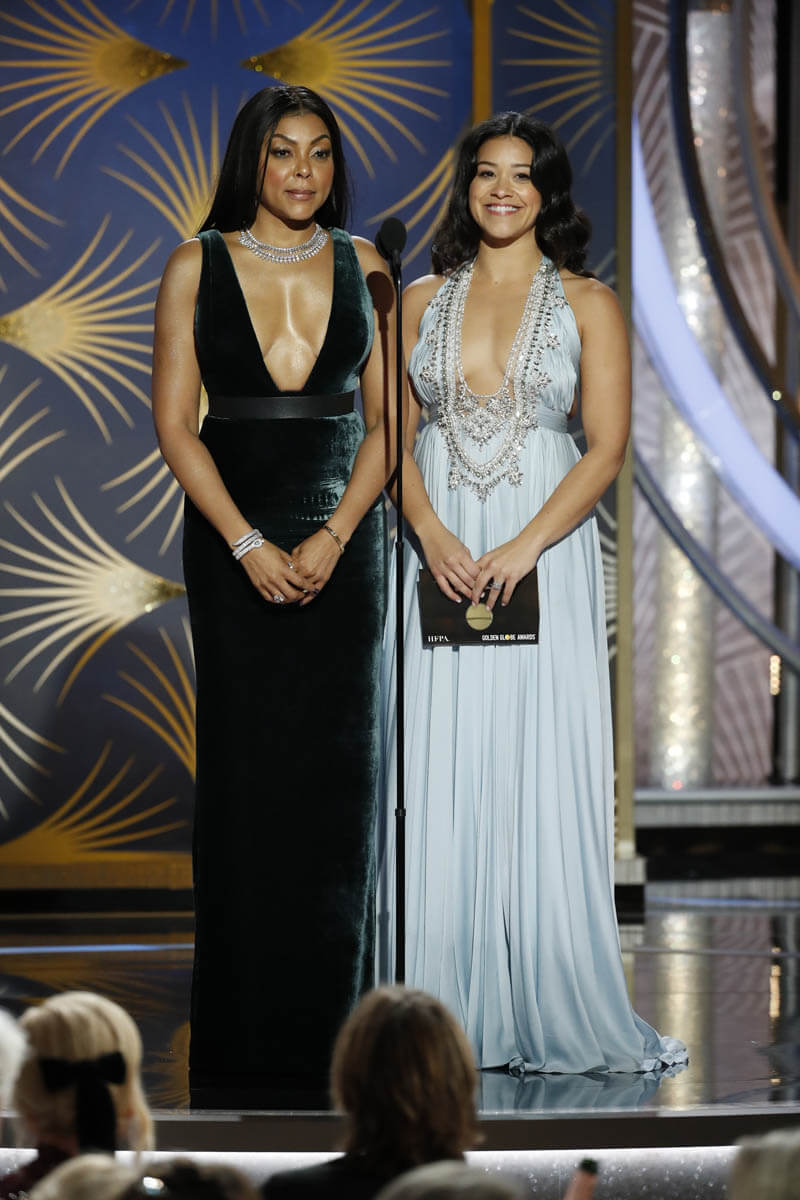 Gina Rodríguez: Globes Worst Dressed (Kathleen)