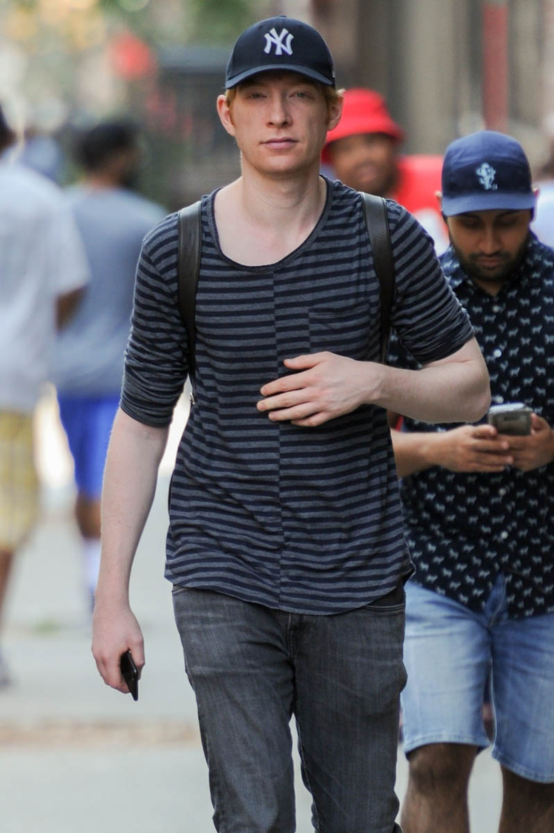 Domhnall Gleeson out for a walk