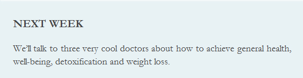 In the GOOPy neighbourhood