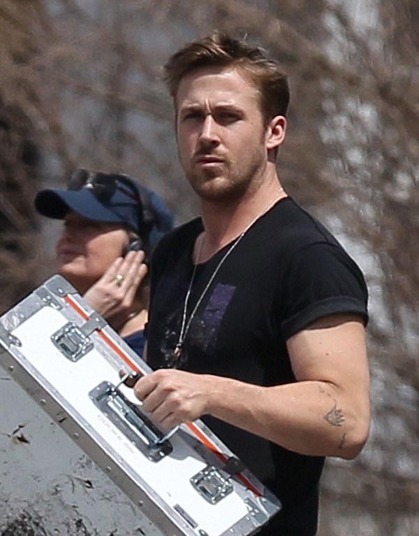 The director lifts boxes