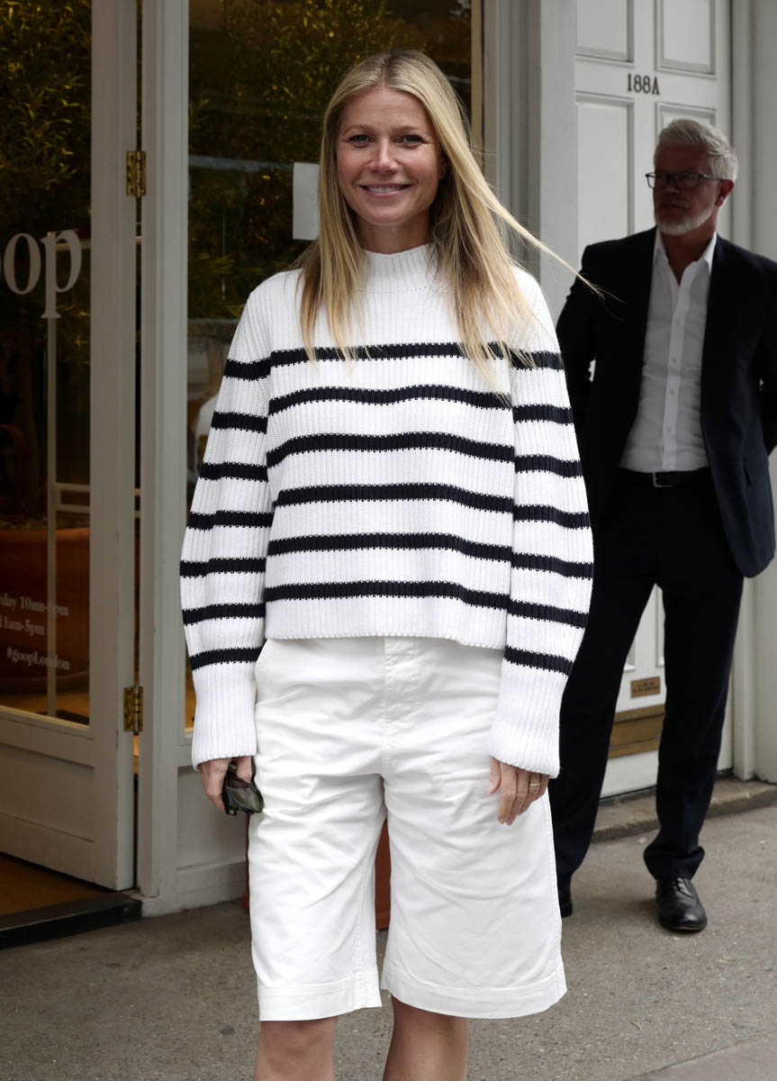 Gwyneth in stripes
