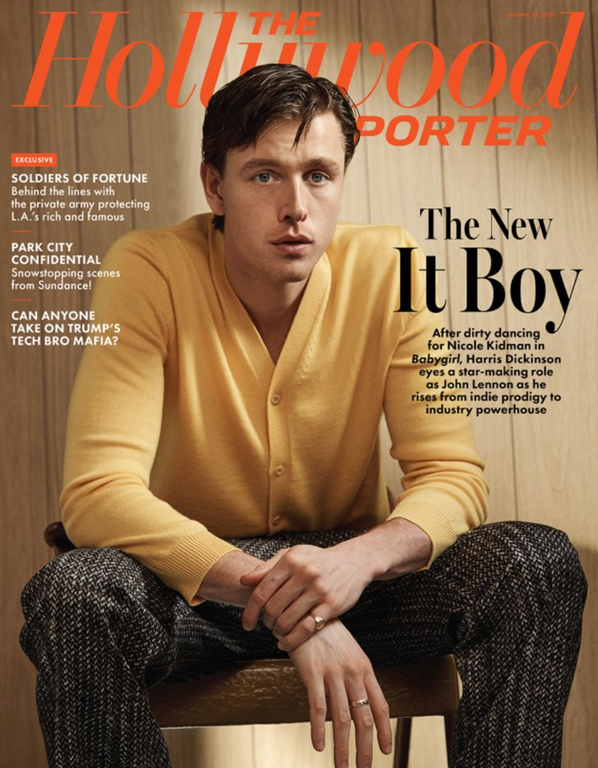 Harris Dickinson and the new actor Beatles